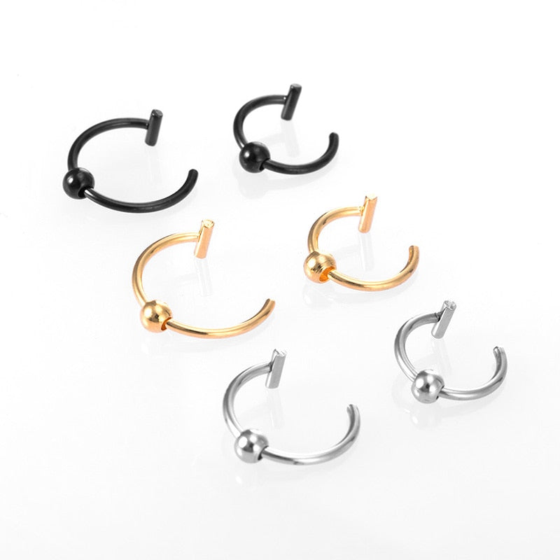 1-3pcs Women Lip Ring Piercing