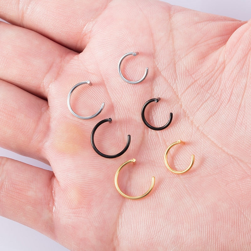 1-3pcs Women Lip Ring Piercing