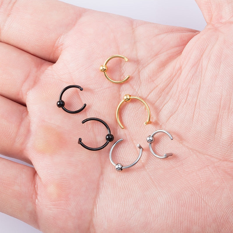 1-3pcs Women Lip Ring Piercing