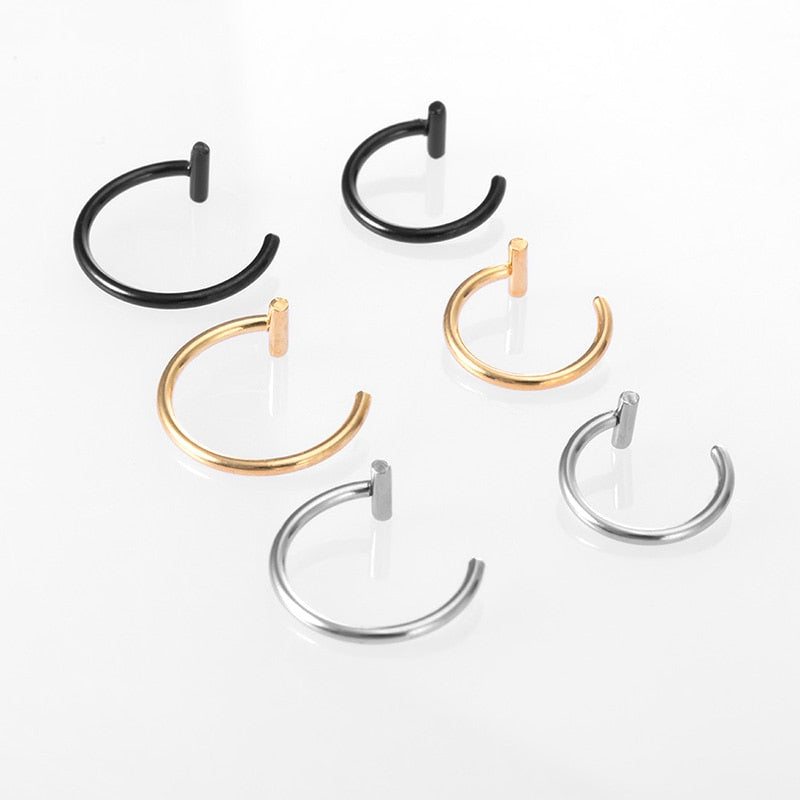 1-3pcs Women Lip Ring Piercing