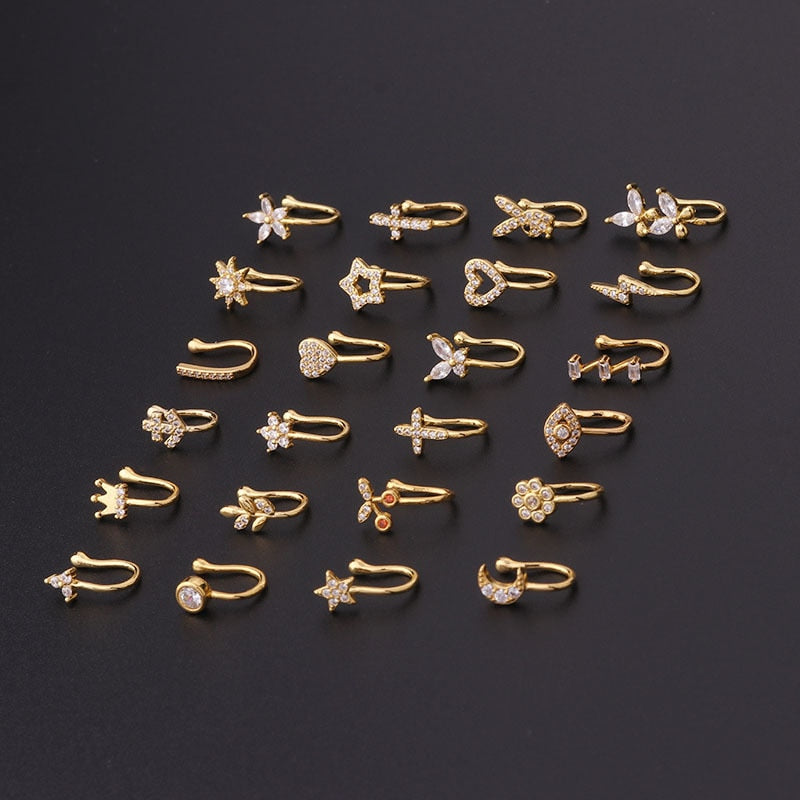 Nose Ring Cuff Body Jewelry for Women