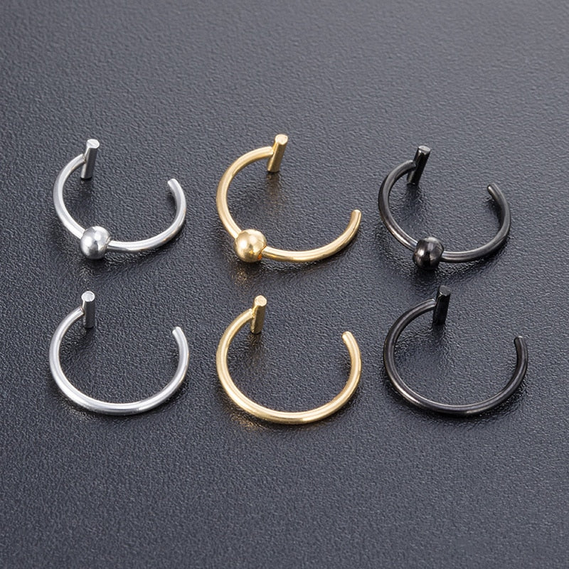 1-3pcs Women Lip Ring Piercing