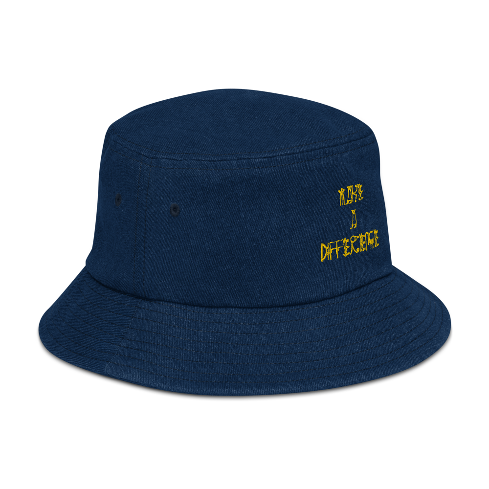 Denim Make A Difference bucket hat