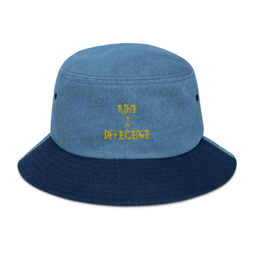 Denim Make A Difference bucket hat