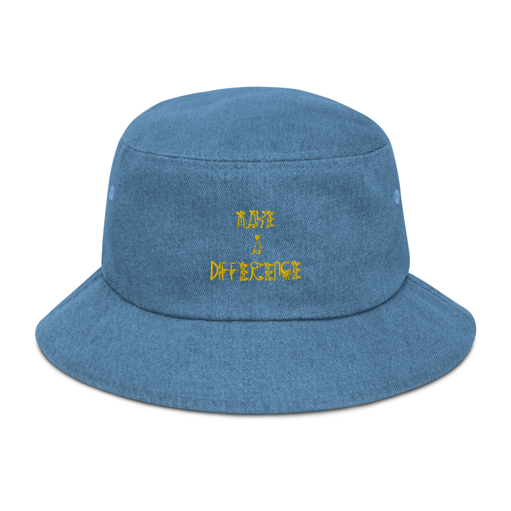 Denim Make A Difference bucket hat