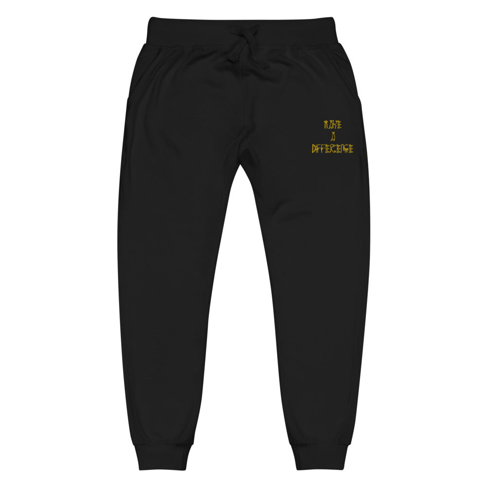 Unisex Make A Difference fleece sweatpants