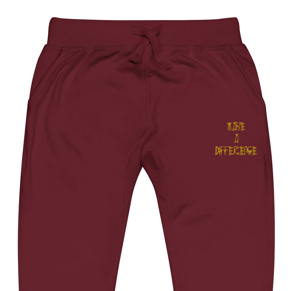 Unisex Make A Difference fleece sweatpants