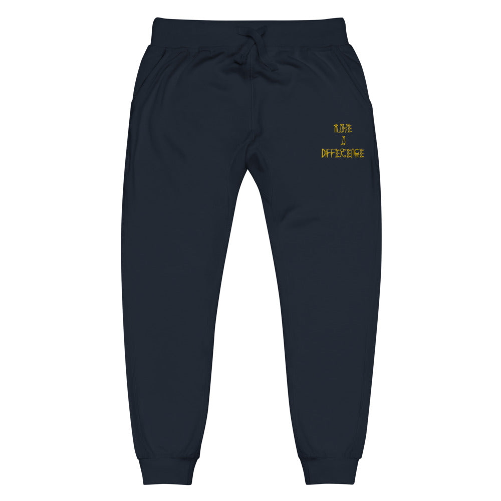 Unisex Make A Difference fleece sweatpants