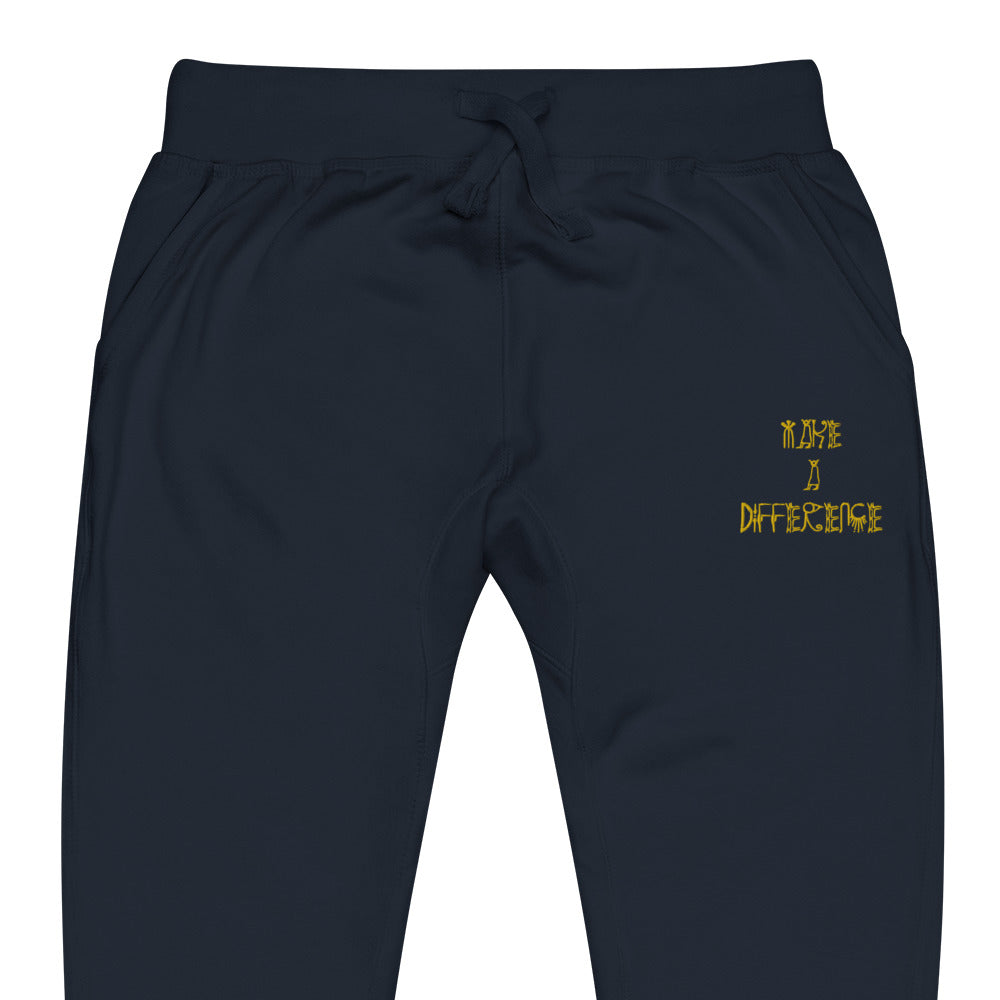 Unisex Make A Difference fleece sweatpants
