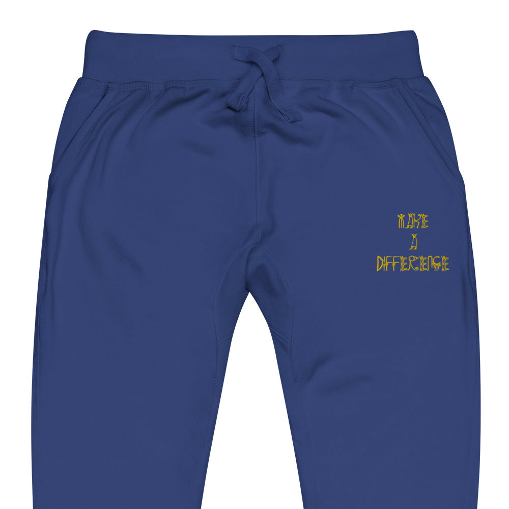 Unisex Make A Difference fleece sweatpants