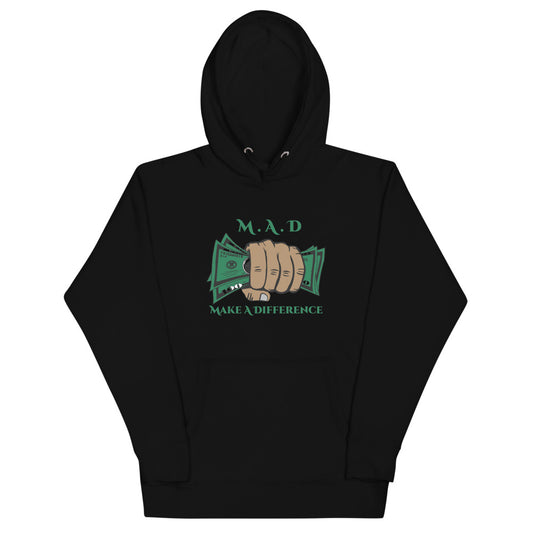 Unisex Money Make A Difference Hoodie
