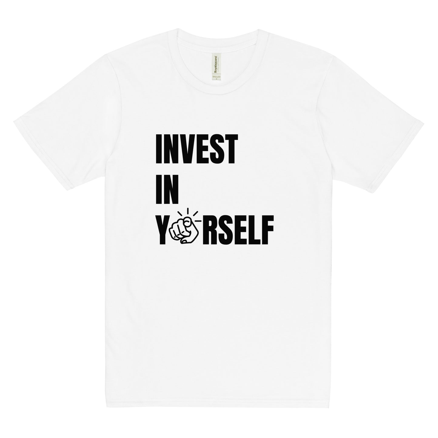 Unisex Invest In Yourself Black ink