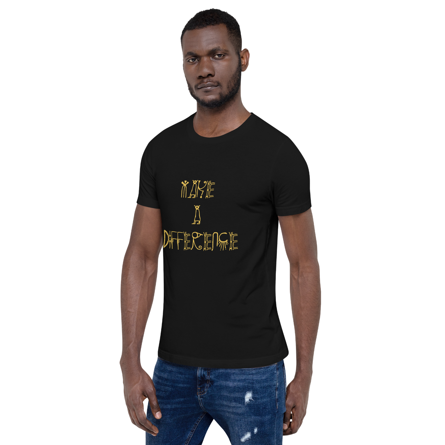 Short-Sleeve Make A Difference Unisex T-Shirt