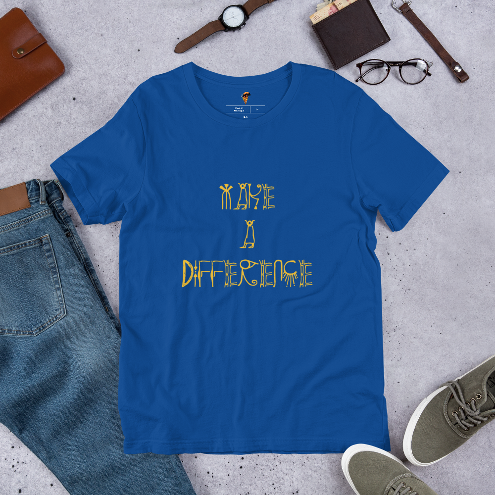 Short-Sleeve Make A Difference Unisex T-Shirt