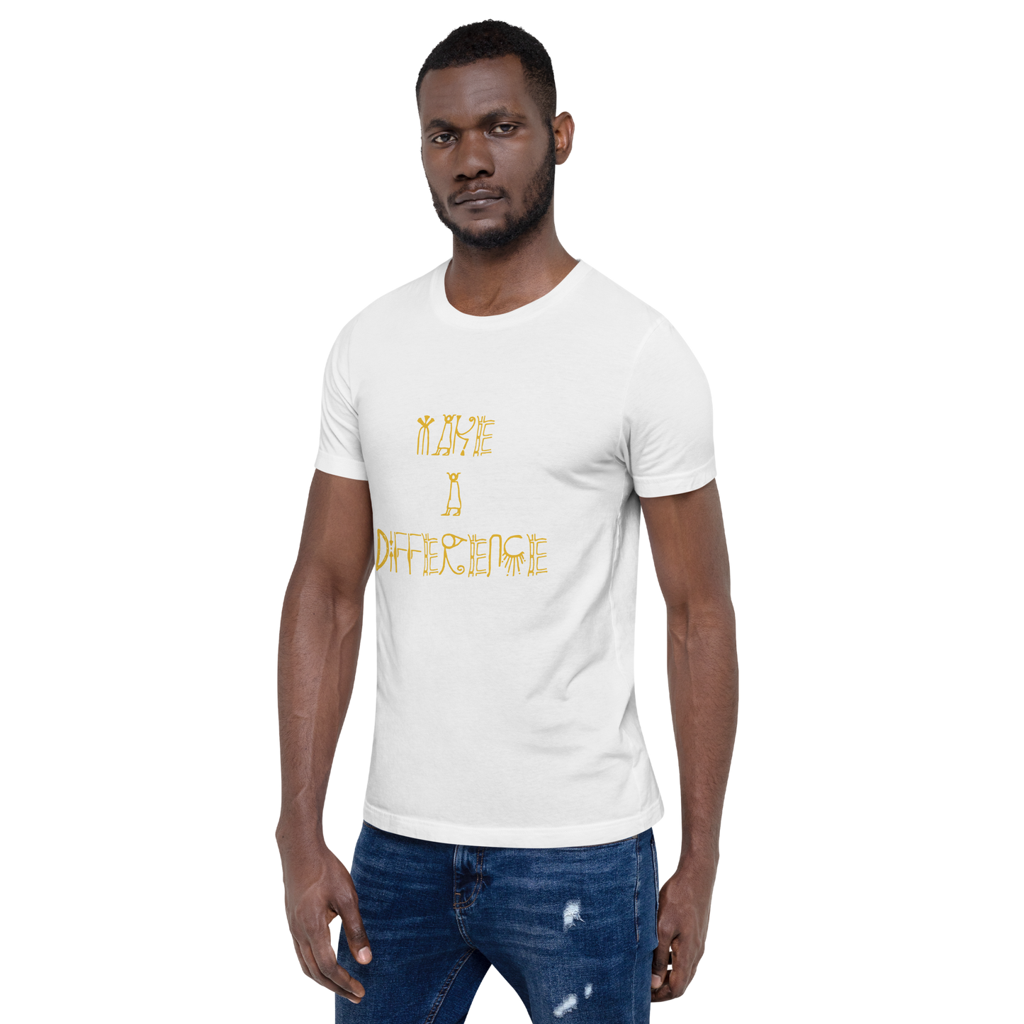 Short-Sleeve Make A Difference Unisex T-Shirt