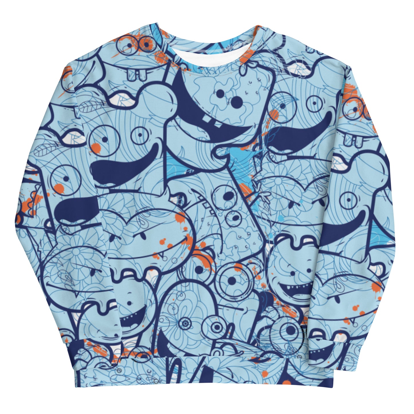 Unisex Mixed Personality Monster Sweatshirt