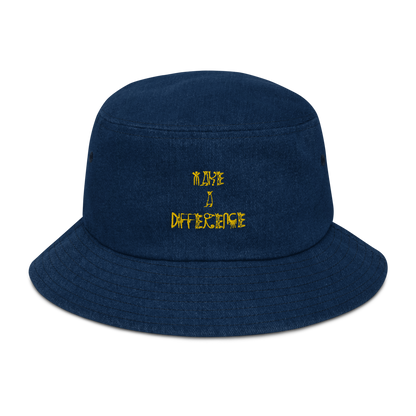 Denim Make A Difference bucket hat