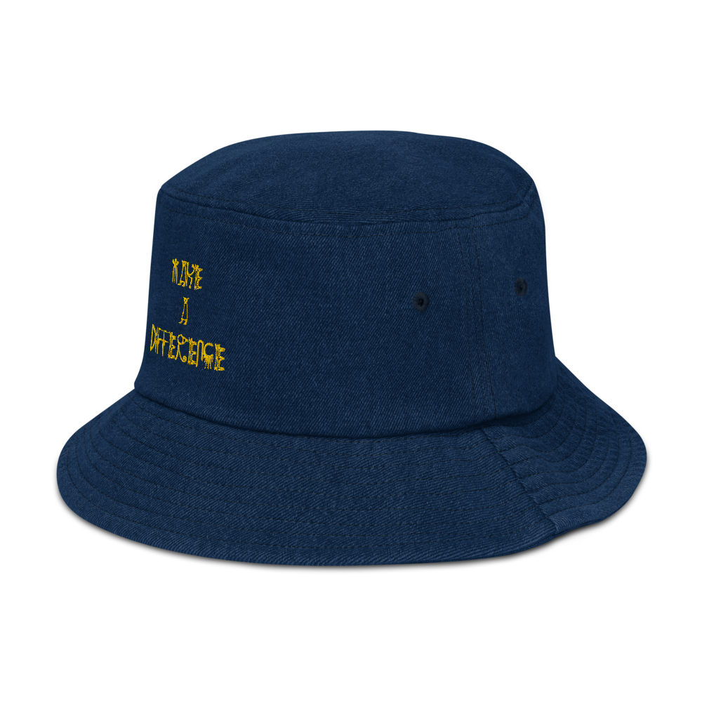 Denim Make A Difference bucket hat