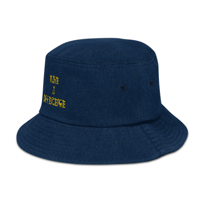 Denim Make A Difference bucket hat