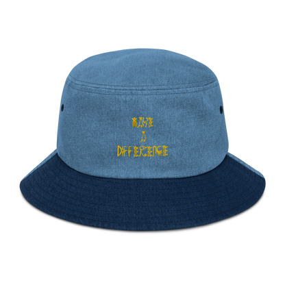 Denim Make A Difference bucket hat