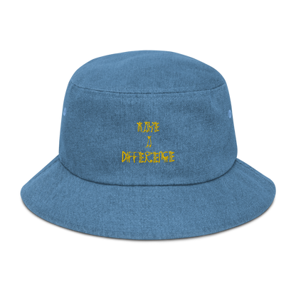 Denim Make A Difference bucket hat