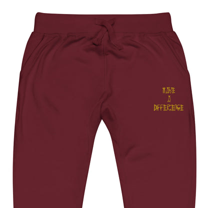 Unisex  Make A Difference fleece sweatpants