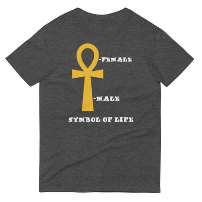 Short-Sleeve Ankh T-shirt White ink