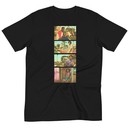 Organic Snowfall T-Shirt With All Characters