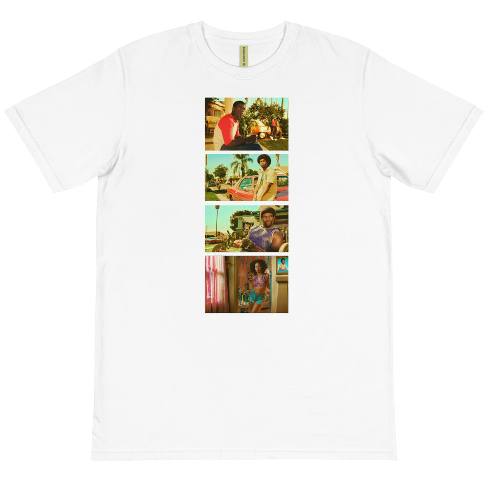 Organic Snowfall T-Shirt With All Characters