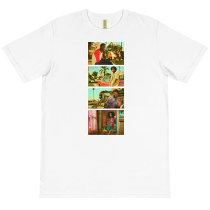 Organic Snowfall T-Shirt With All Characters