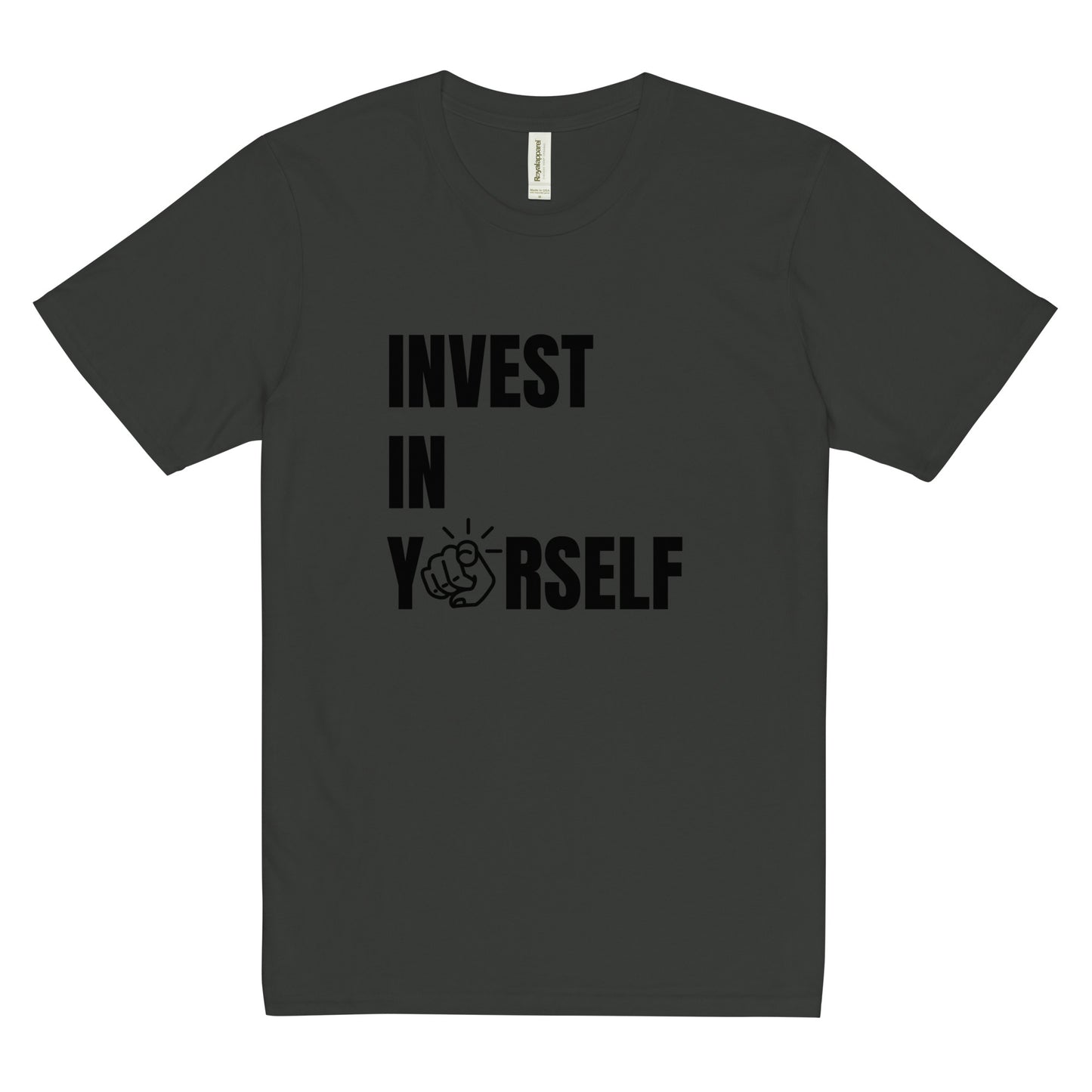 Unisex Invest In Yourself Black ink