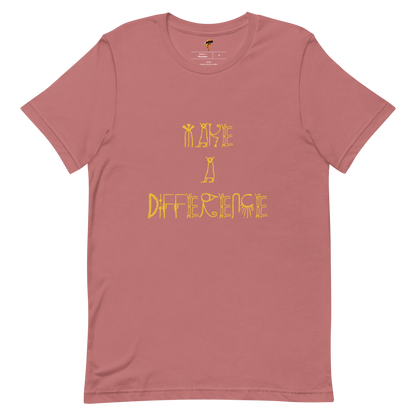 Short-Sleeve Make A Difference Unisex T-Shirt