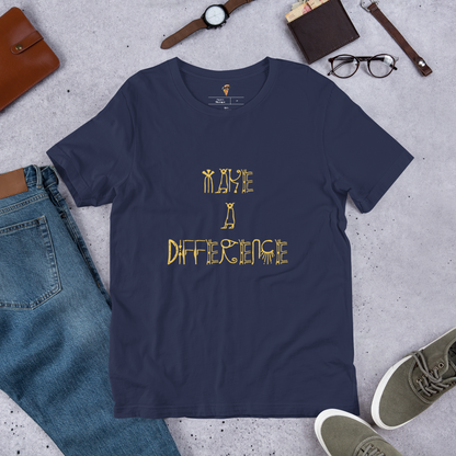 Short-Sleeve Make A Difference Unisex T-Shirt