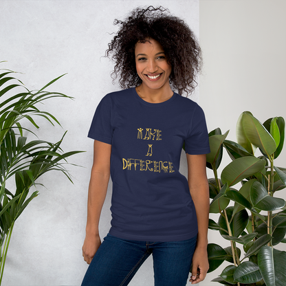 Short-Sleeve Make A Difference Unisex T-Shirt