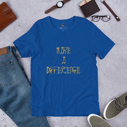 Short-Sleeve Make A Difference Unisex T-Shirt