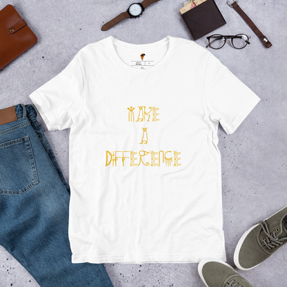 Short-Sleeve Make A Difference Unisex T-Shirt